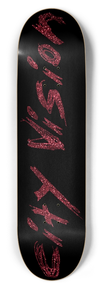 Black and Red Glitter Name 8.50