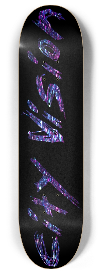 Black and Dark Rainbow Glitter Name 8.00