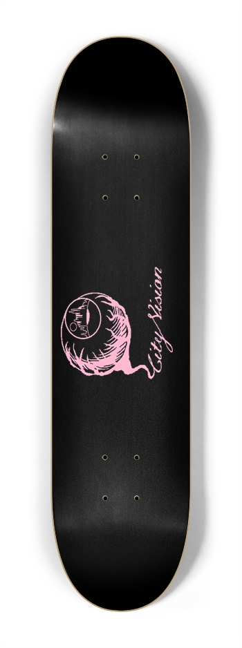 Black and Pink Logo Mini 7.25 7-1/4 Mini/Kid Skateboard