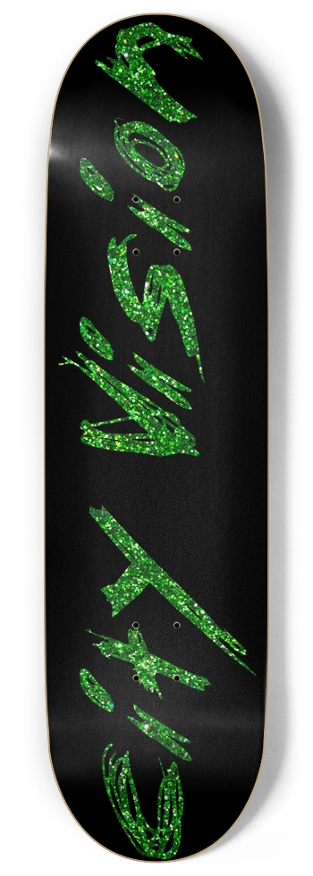 Black and Green Glitter Name 9.00