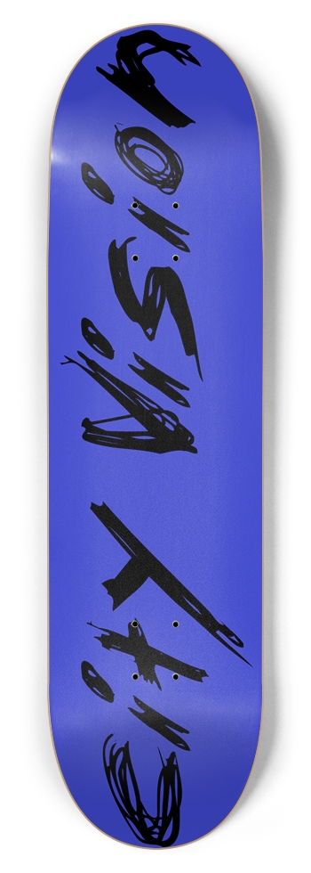 Blue and Black Name 8.75 8-3/4 Inch Skateboard