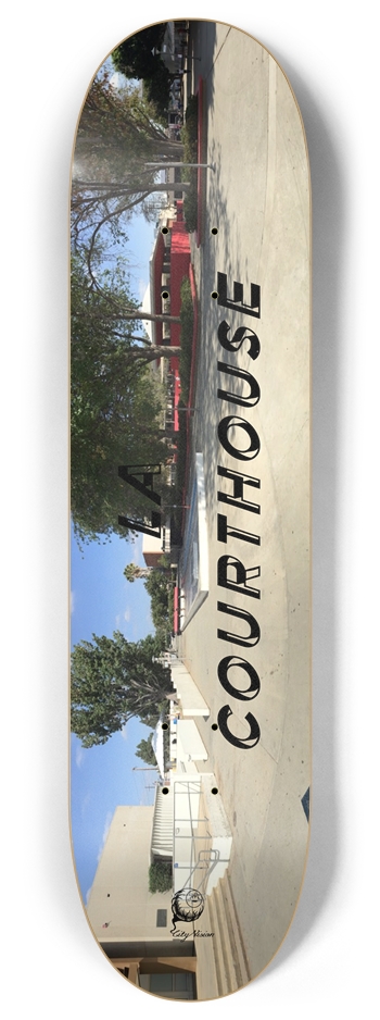 LA Courthouse (Los Angeles) 8.00 8 Inch Skateboard Deck