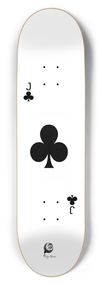 Jack of Clubs 8.50 8-1/2 Skateboard Deck