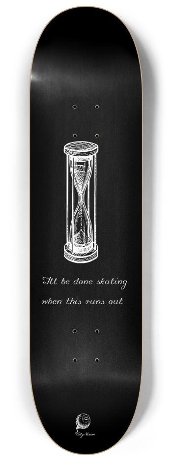 Hour Glass Black 8.25