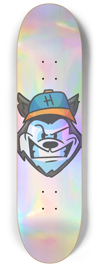 8.25 Husky Skateboard Company Mascot 8-1/4 Skateboard Deck