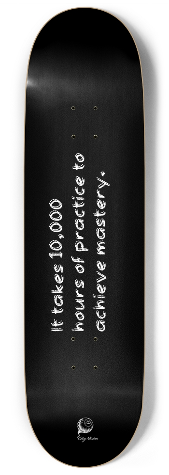 Mastery Black 9.00 9 Inch Skateboard