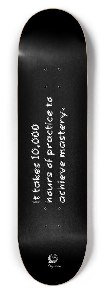 Mastery Black 8.50 8-1/2 Skateboard Deck