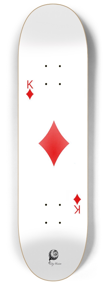 King of Diamonds 8.25 8-1/4 Skateboard Deck