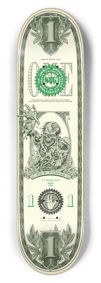 ZomDollar 8-1/2 Skateboard Deck