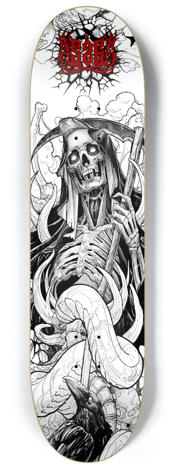 Death Arises 8-1/4 Skateboard Deck