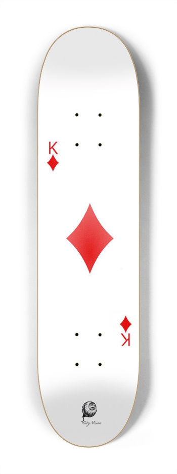 King of Diamonds Mini 7.25 7-1/4 Mini/Kid Skateboard