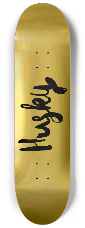 Husky on Gold Foil 8-1/4 Skateboard Deck