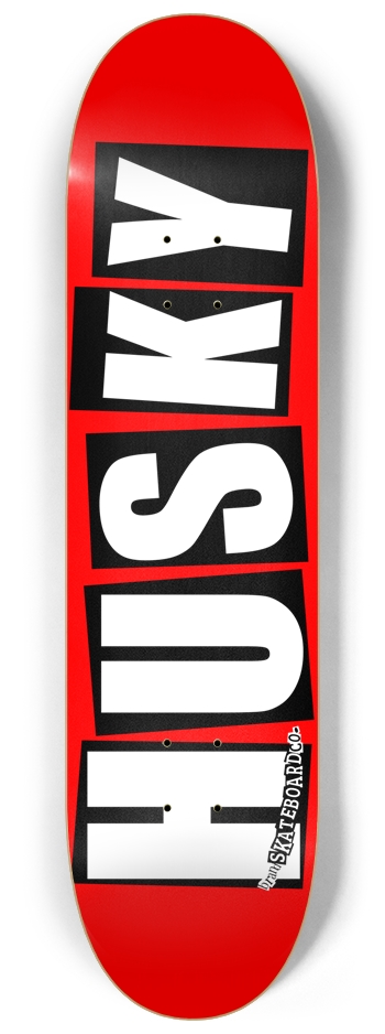 Husky Skateboard Company Red