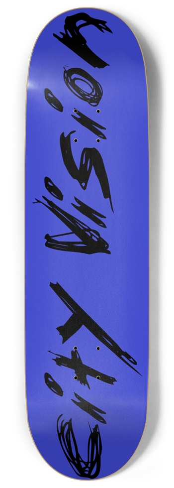 Blue and Black Name 9.00 9 Inch Skateboard