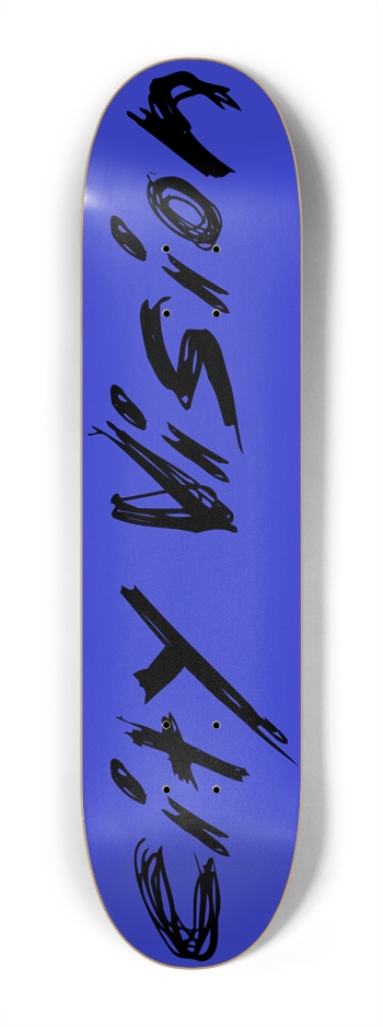 Blue and Black Name Mini 7.25 7-1/4 Mini/Kid Skateboard