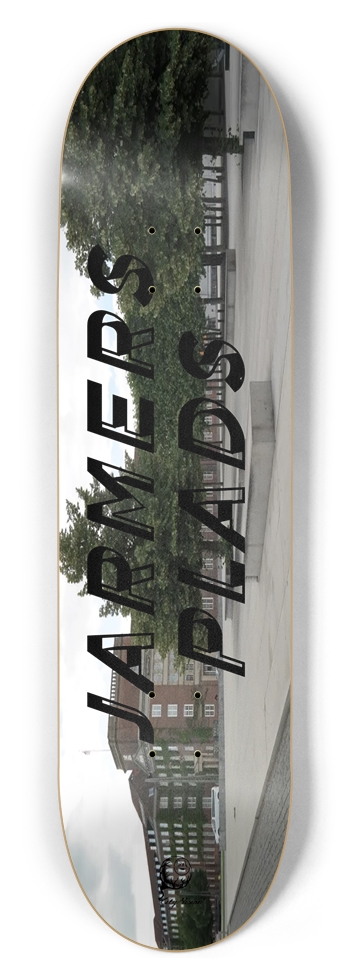 Jarmers Plads (Copenhagen) 8.50 8-1/2 Skateboard Deck