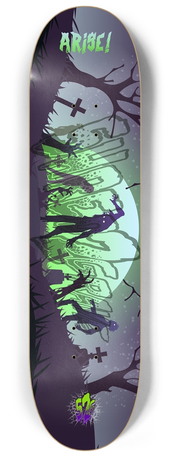 Arise Graveyard 8-1/4 Skateboard Deck