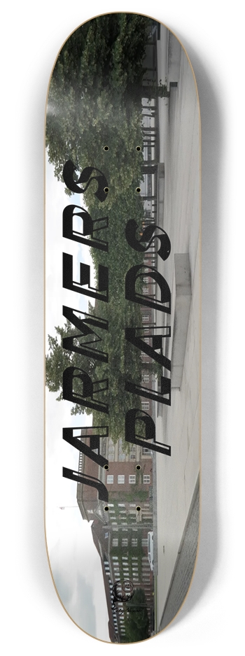 Jarmers Plads (Copenhagen) 8.00 8 Inch Skateboard Deck