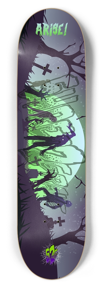 Arise Graveyard 8-1/2 Skateboard Deck
