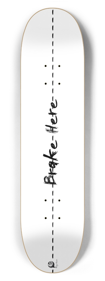 Brake Here 2 White 7.62