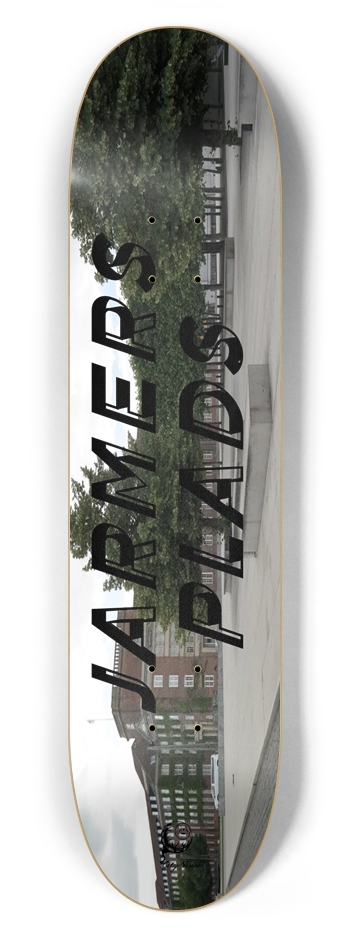 Jarmers Plads (Copenhagen) 7.62 7-5/8 Skateboard Deck