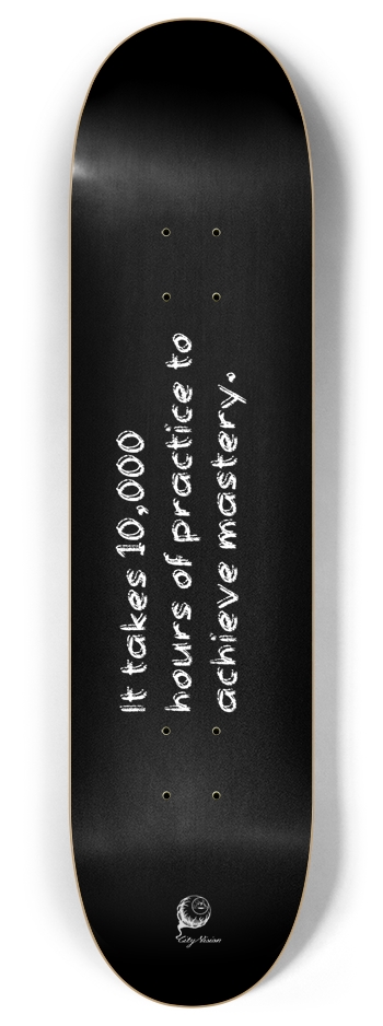 Mastery Black 8.00 8 Inch Skateboard Deck