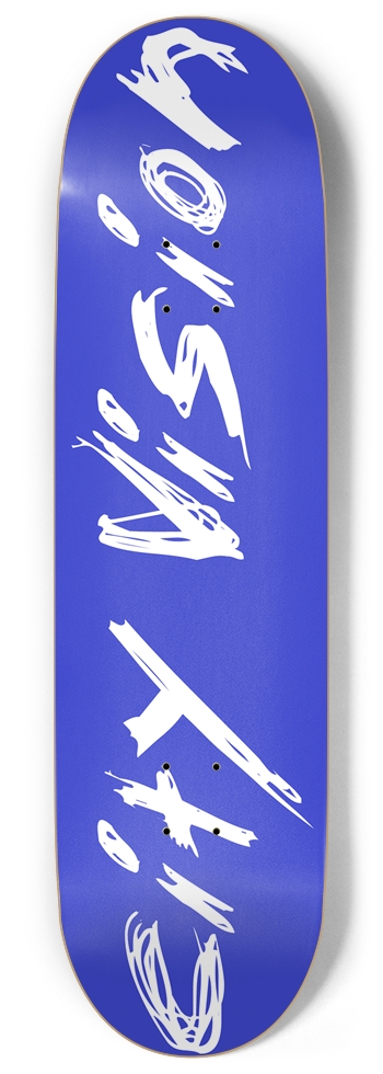 Blue and White Name 9.00 9 Inch Skateboard