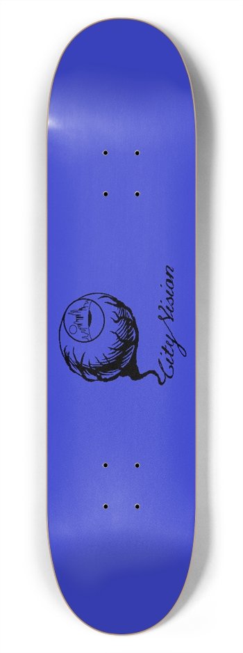 Blue and Black Logo 7.75 7-3/4 Skateboard Deck