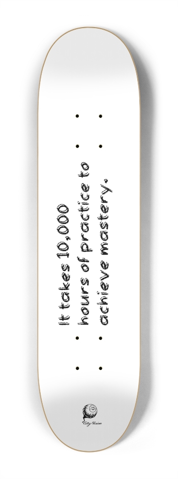 Mastery White Mini 7.25 7-1/4 Mini/Kid Skateboard