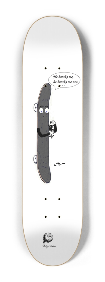 He Breaks Me Mini 7.25 7-1/4 Mini/Kid Skateboard