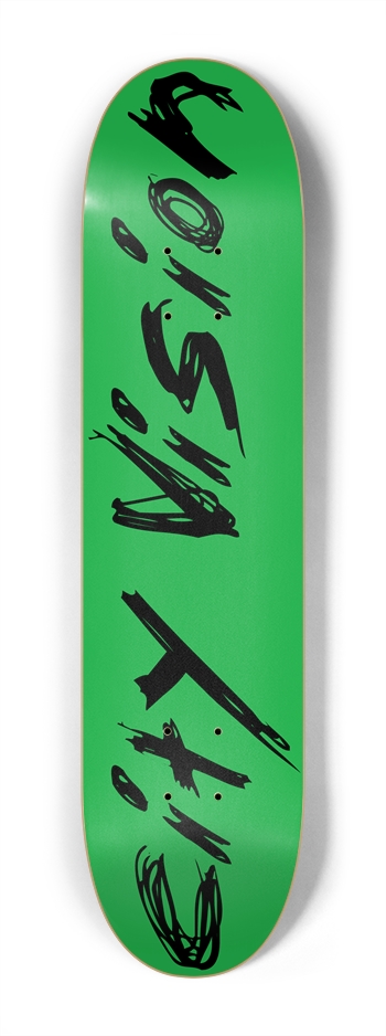 Green and Black Name Mini 7.25 7-1/4 Mini/Kid Skateboard