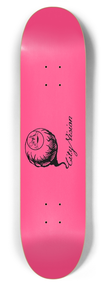 Hot Pink and Black Logo 7.87