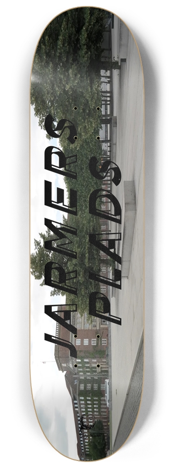 Jarmers Plads (Copenhagen) 8.25 8-1/4 Skateboard Deck