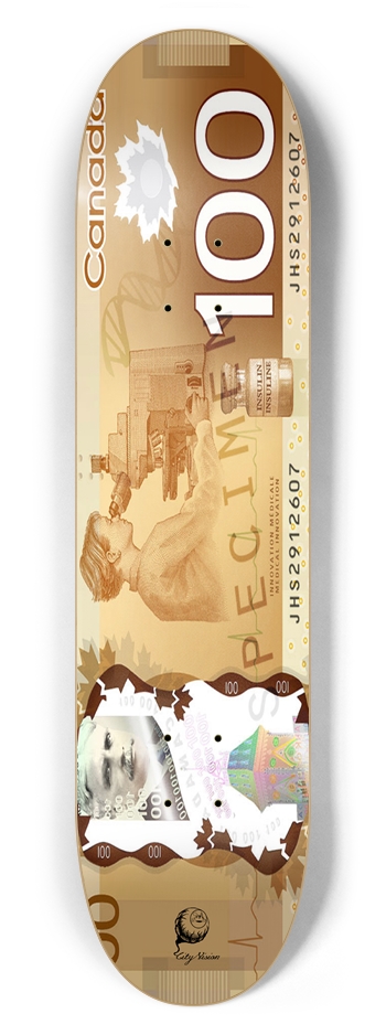 CAD 7.62 7-5/8 Skateboard Deck