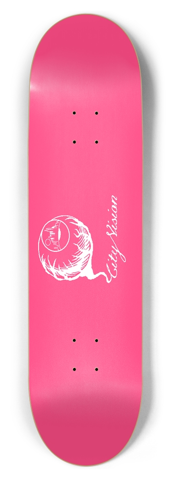 Hot Pink and White Logo 8.50