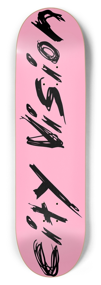Pink and Black Name 8.75 8-3/4 Inch Skateboard