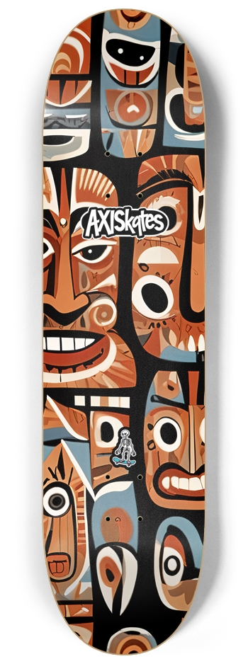 Tiki Faces - Custom Popsicle Tribal Earthy