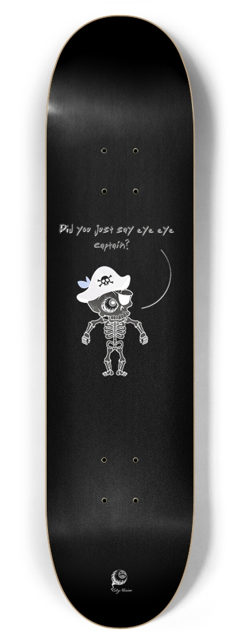 Eye Eye Captain Black 7.87 7-7/8 Skateboard Deck