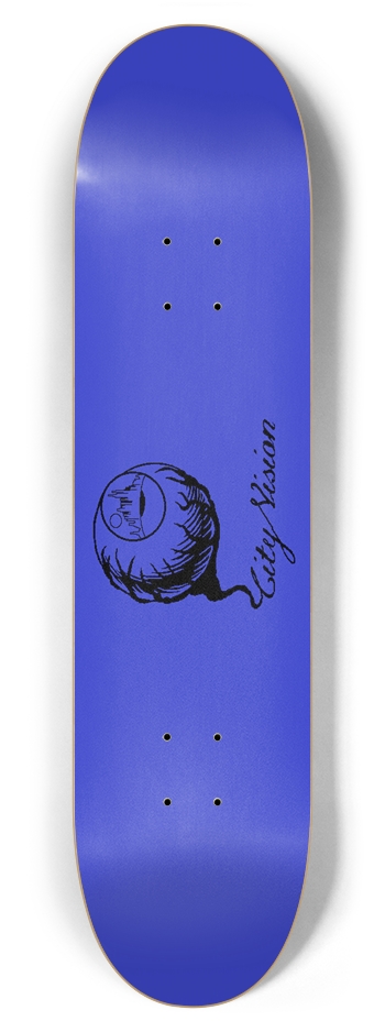 Blue and Black Logo 7.87 7-7/8 Skateboard Deck