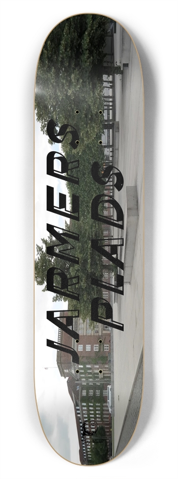 Jarmers Plads (Copenhagen) 7.75 7-3/4 Skateboard Deck