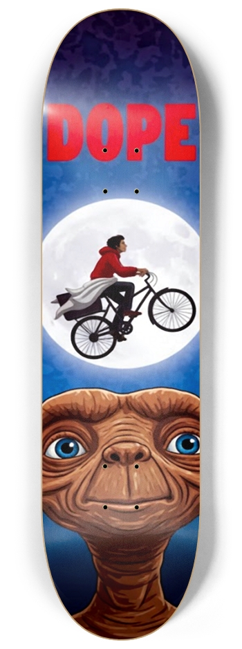 ALIEN YO X ET 80s DECK 01 8-1/4 Skateboard Deck