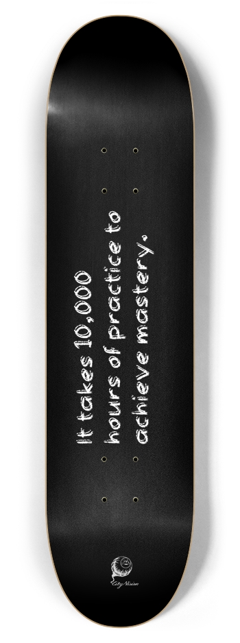 Mastery Black 7.87 7-7/8 Skateboard Deck