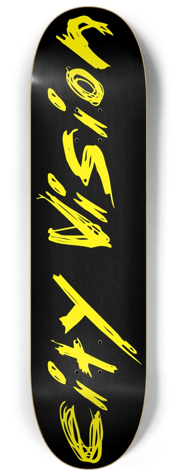 Black and Yellow Name 8.25