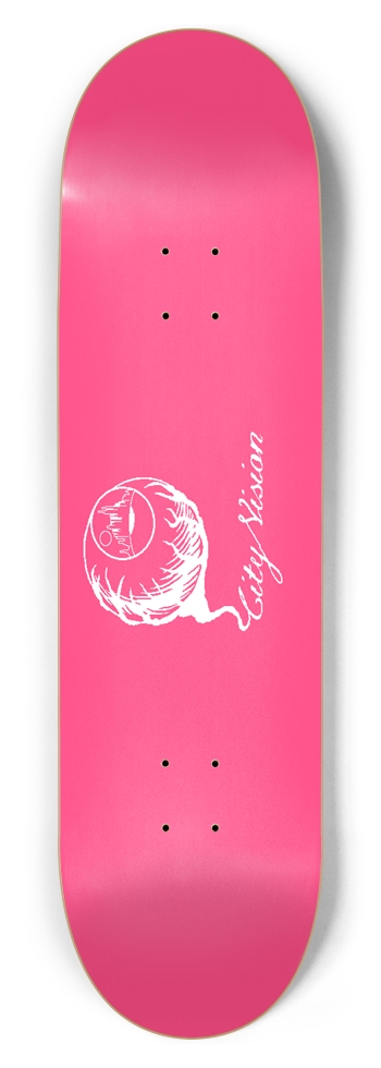 Hot Pink and White Logo 8.75