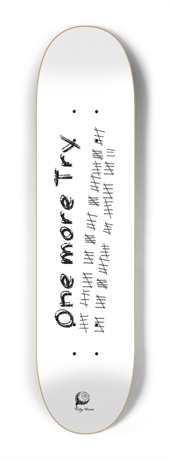 One More Try White Mini 7.25