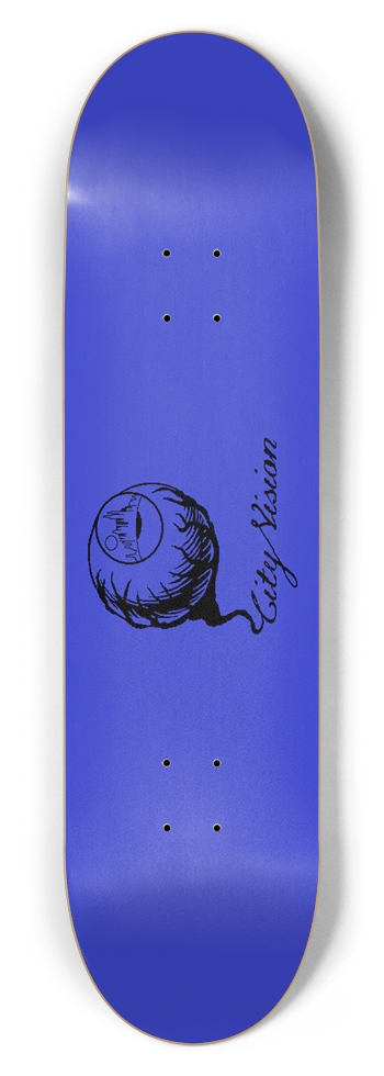 Blue and Black Logo 8.50 8-1/2 Skateboard Deck
