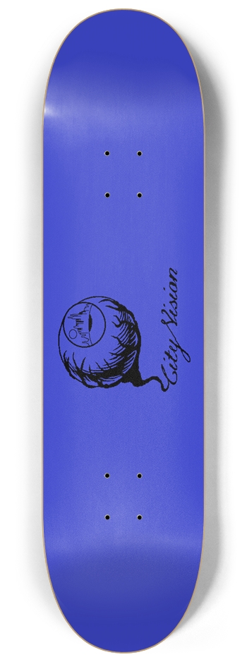 Blue and Black Logo 8.25 8-1/4 Skateboard Deck