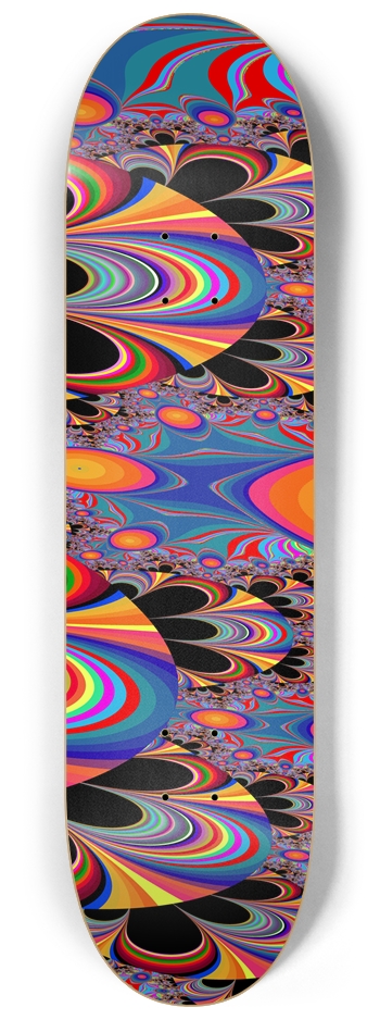 Fractal #1547 8-1/4 Skateboard Deck