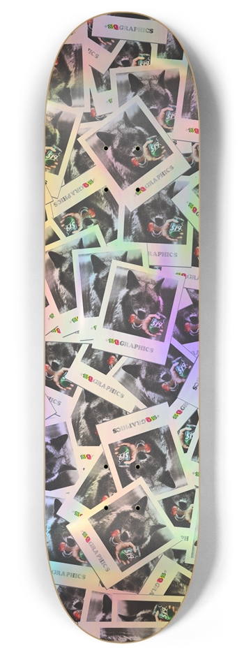 Lone Wolf Deck (Holographic) 8 Inch Skateboard Deck