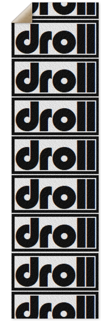 droll logo 10 x 36 Inch Griptape